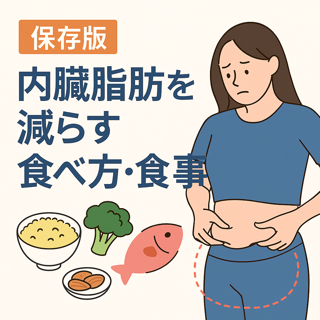 【保存版】内臓脂肪を減らす食べ方・食事法｜医学的に正しい実践ガイド