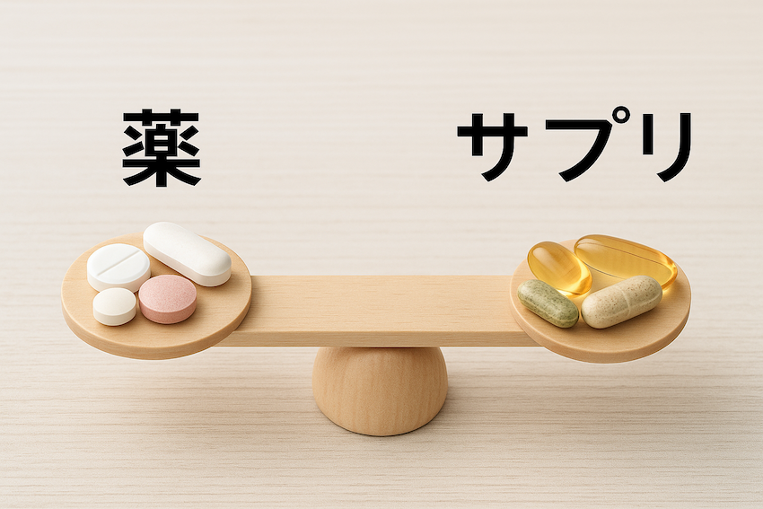 薬とサプリの賢い使い分け